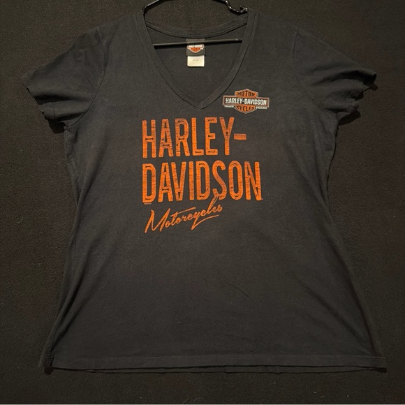 Harley-Davidson Tops - Harley-Davidson Four‎ Rivers Paducah Kentucky Skeleton Graphic Made In USA
